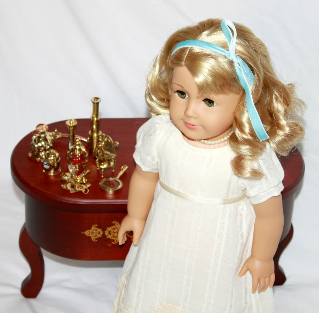 The Doll Wardrobe Atwitter for Regency Dollies' Dressmaker Gown